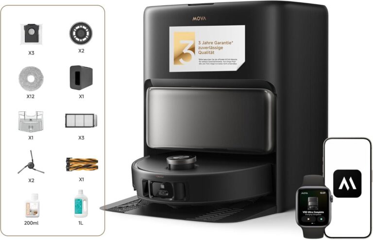 Revisamos el robot aspirador Mova V50 Ultra: 24.000 Pa