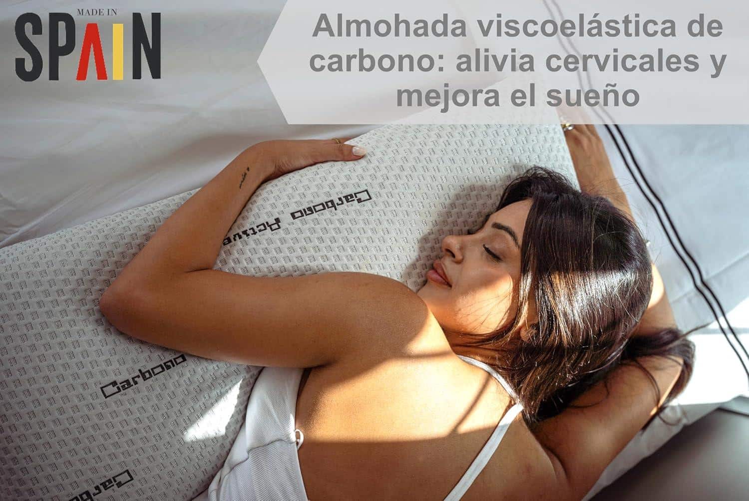 Probamos la almohada visco carbono 3D Fresh (75 cm)