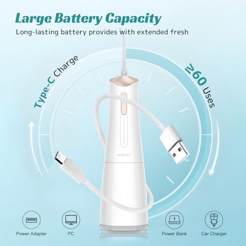 Probamos el FlossJet: 300 ml, 5 boquillas e IPX7
